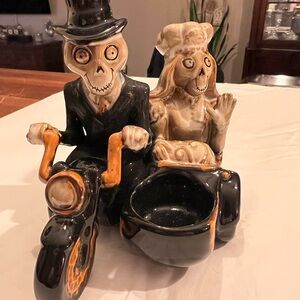 Yankee Candle Boney Bunch Motorcycle Married Couple 🖤